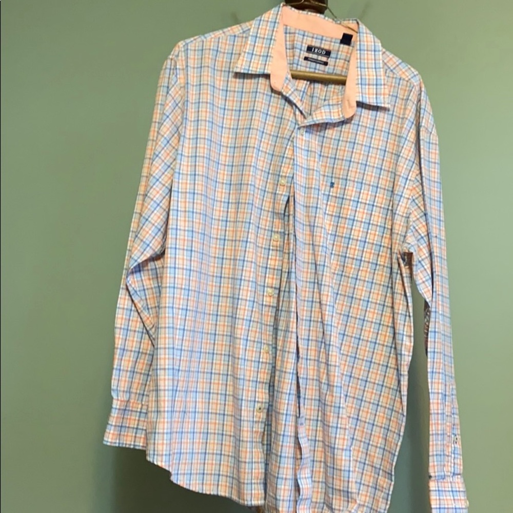 long sleeve button down oxford